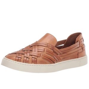 Frye Ivy Huarache Woven Sneakers Slip On Leather